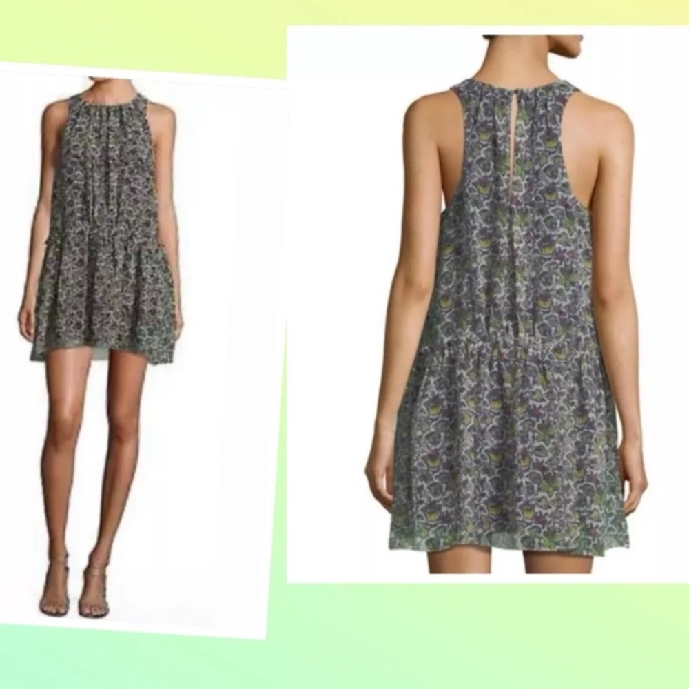LIKELY Multicolor gypsy bayard floral print drop waist casual dress  Size 2